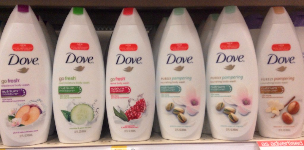 The Dove Body Wash in Deep Moisture