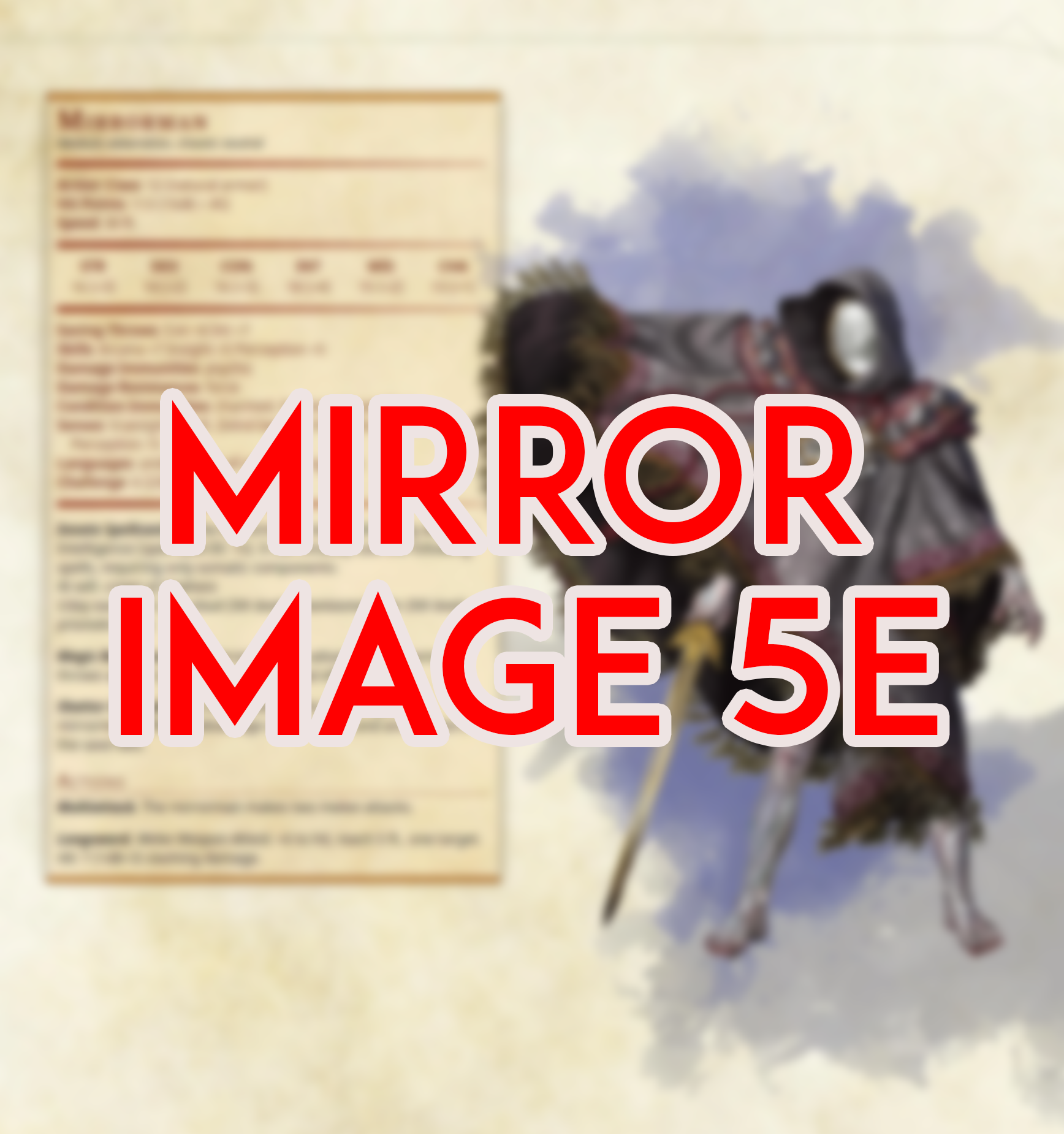 How can we use Mirror Image 5e in D&D
