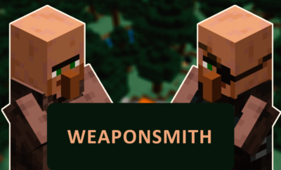 Trades of weaponsmith villager in the Minecraft